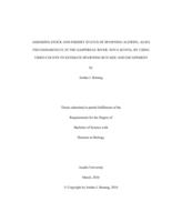 Assessing stock and fishery status of spawning Alewife, Alosa pseudoharengus, in the Gaspereau River, Nova Scotia, by using video counts to estimate spawning run size and escapement